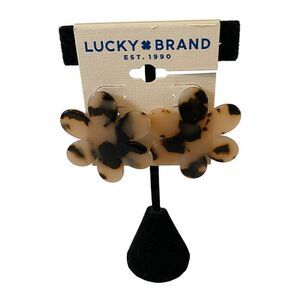 Lucky Brand Tortoise Shell Daisy Petal Posts.